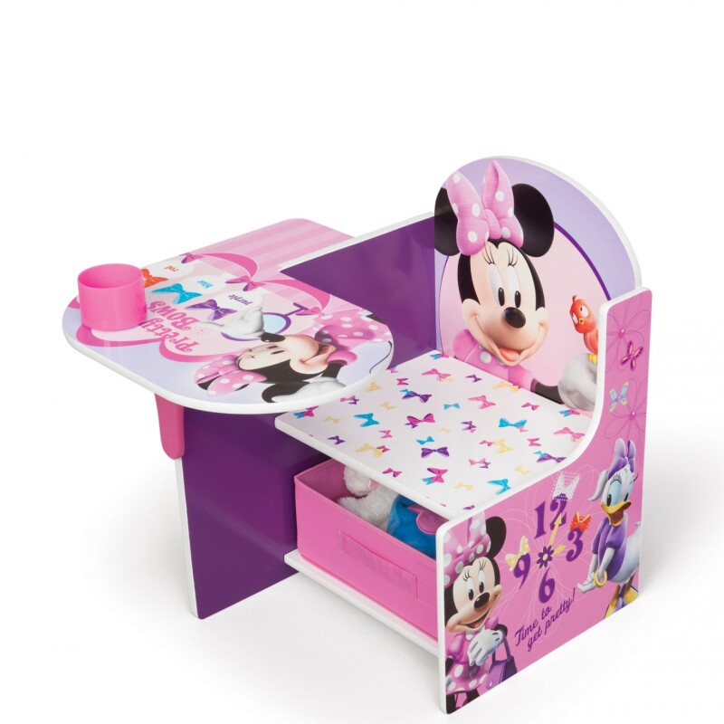 Escritorio con silla y almacenamiento Minnie Mouse Disney Escritorio con silla y almacenamiento Minnie Mouse Disney