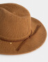 Sombreros Sombrero Con Charms - Marron Beige