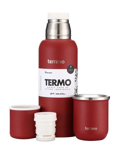 Kit 750ML Slim + Mate Sicilia Rojo
