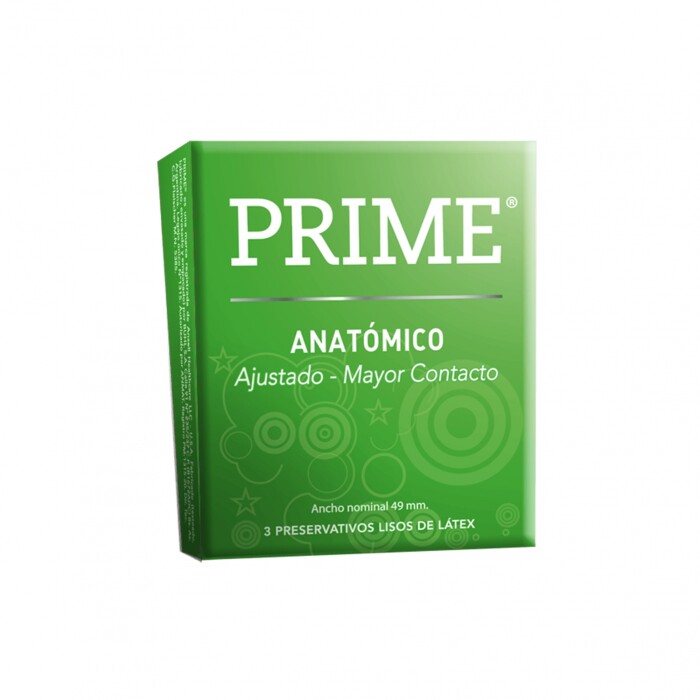 PRIME ANATOMICO PRESERV. CJ X 3 UNID. única