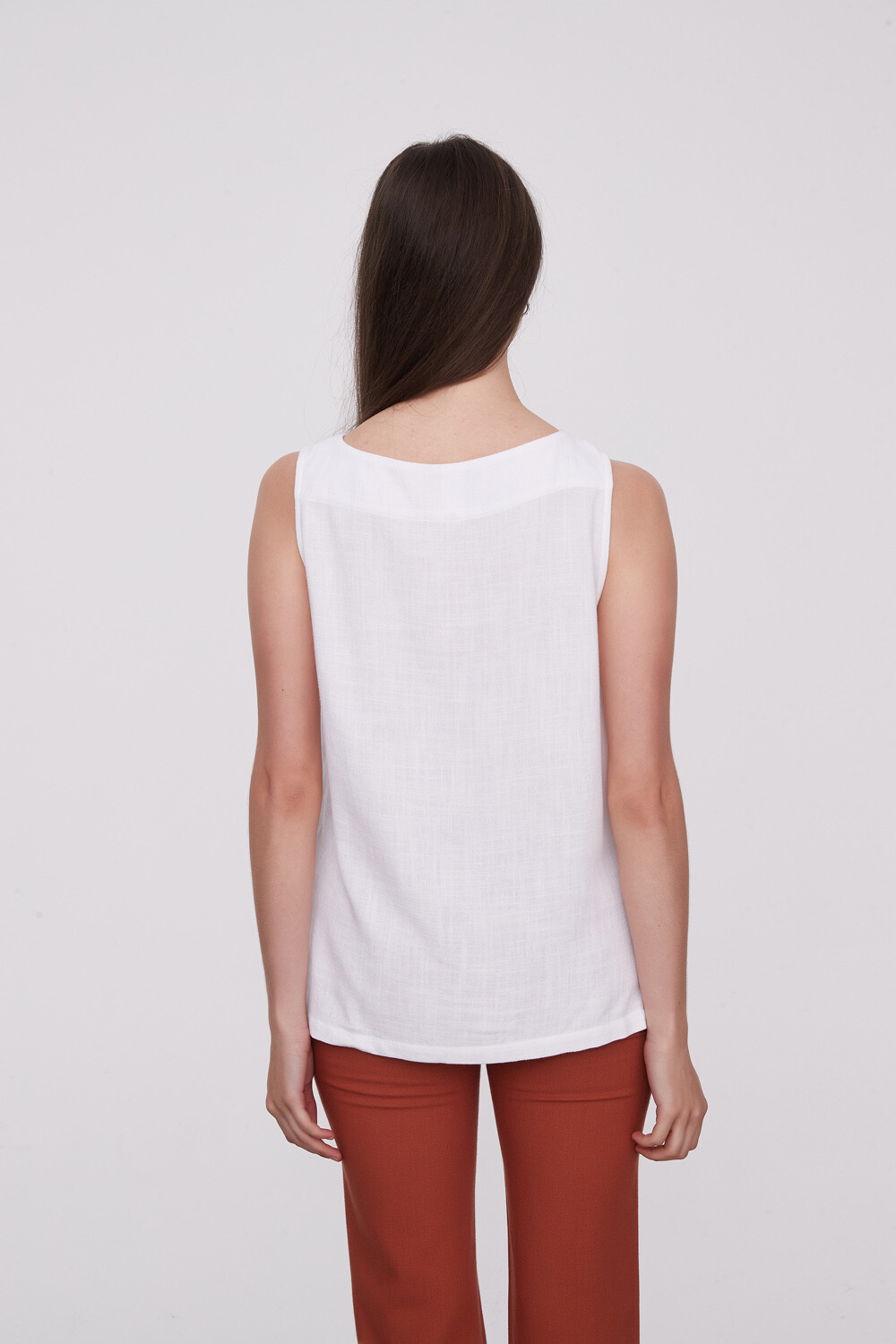 Musculosa Peder Marfil / Off White