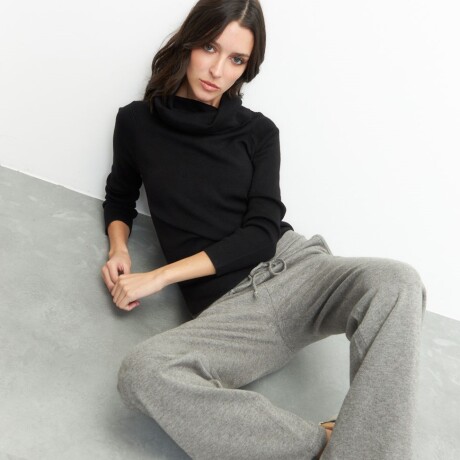 PANTALON TEDY Gris Melange
