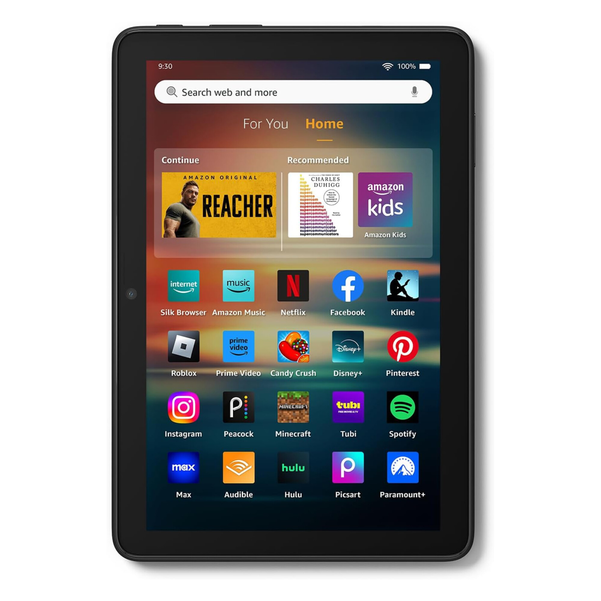 Tablet Amazon Fire 8 HD 2024 32GB 3GB Black — ZonaTecno