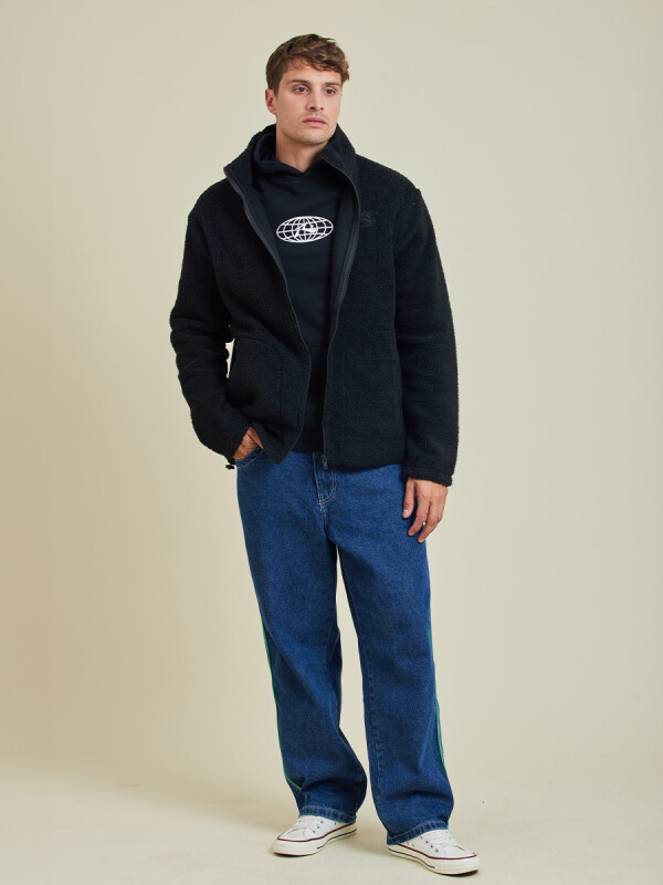 CAMPERA SAYER ( SHERPA) RUSTY Negro