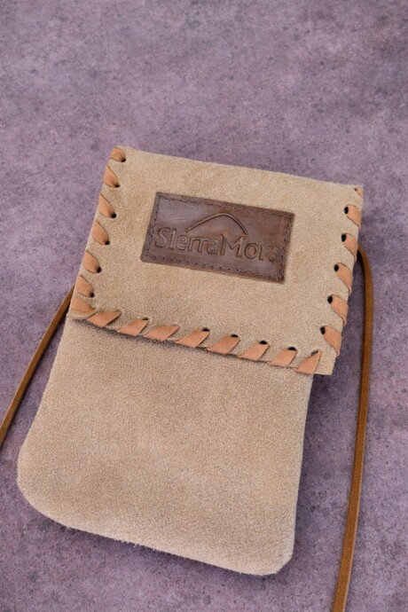 Cel Bag Gamuza Beige
