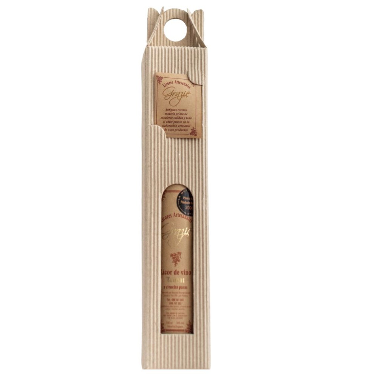 Licor de vino Tannat 500ml Grazie 