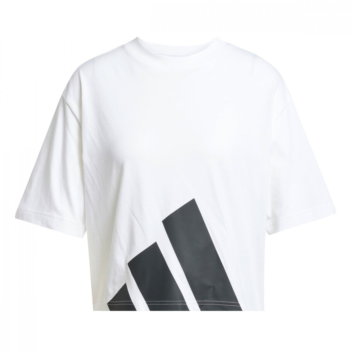 Remera Essentials Big Logo Boyfriend de Mujer - Blanco 