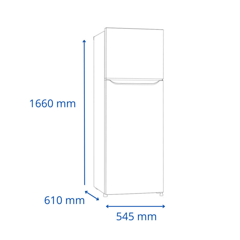 REFRIGERADOR JAMES RJ 301 INVERTER Inox -262L N/A