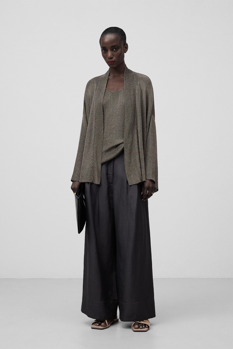CHAQUETA KIMONO Gris