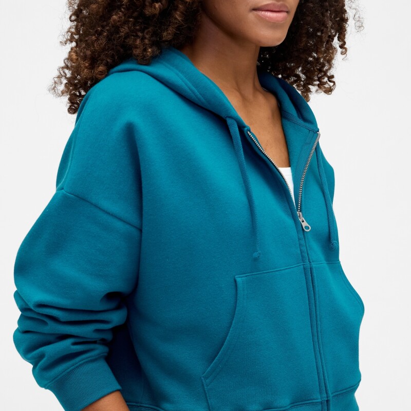 V-NL ICON FULL ZIP DEEP WATER TEAL