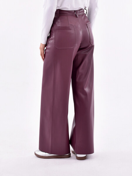 PANTALON MORA BORDEAUX