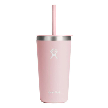 Vaso Hydro Flask 28 Oz All Around Tumbler Straw Lid Rosa