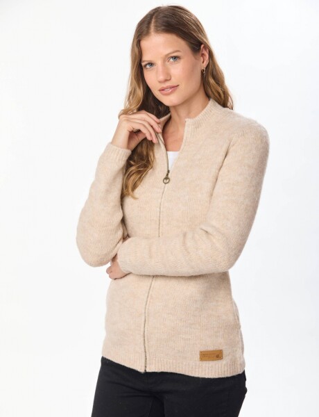 CAMPERA TEJIDA Beige