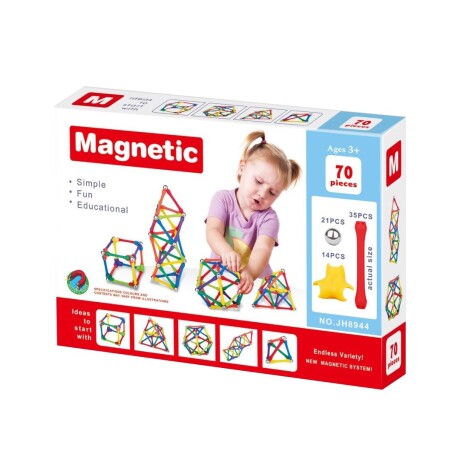 Bloques Magneticos Pack de 70 Piezas 001