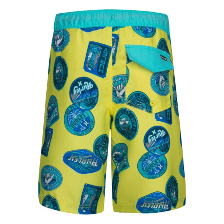 Short Travel Patch Pull On Swim de Niños Multicolor