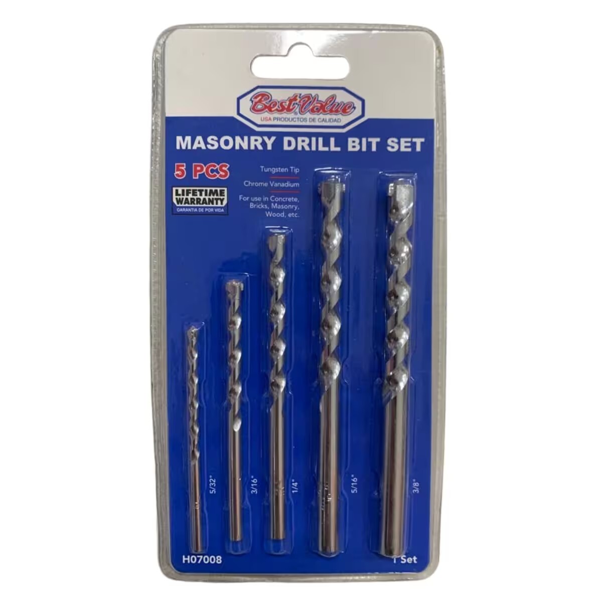 Juego Mechas P/concreto 5pz 