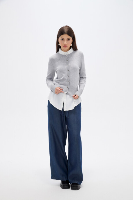 Saco Sylven Gris Melange Medio