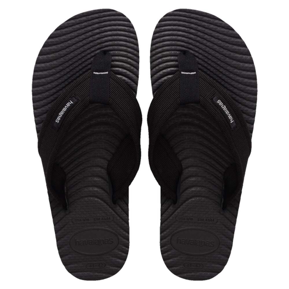 Sandalias Havaianas Surfer Coast Hombre Nuevo Grafito/Negro