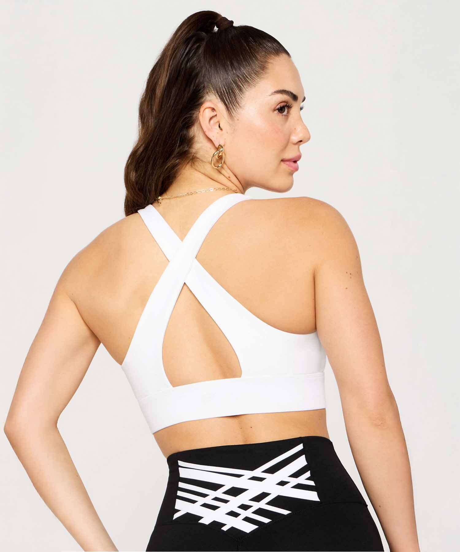 Bra Deportivo Oasis Twist Medium Impact Mujer Classic White