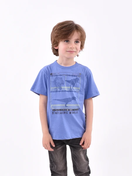 REMERA WORLD AZUL CLARO