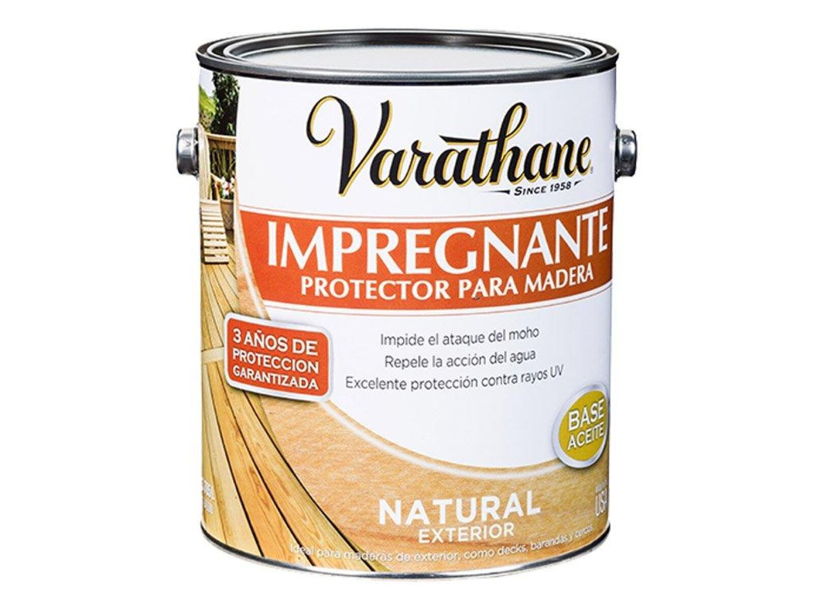 Impregnante para Deck al Solvente 3.78L Varathane 