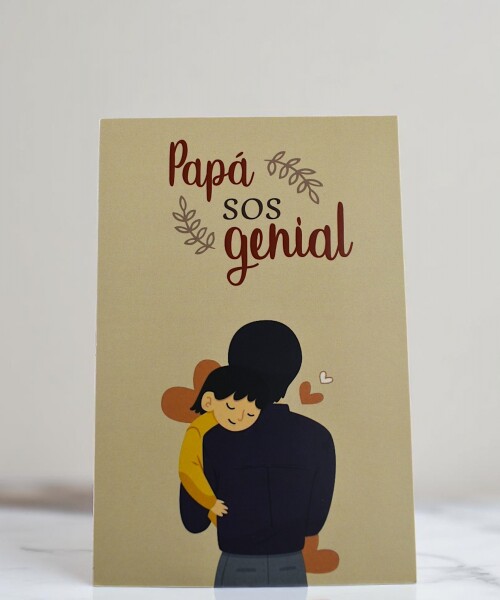 Tarjeta día del padre 10x15 DISEÑO 4