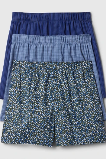 Calzoncillos Pack X3 Hombre Blue Multi Plaid