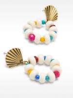 Pendiente Bandana Bay multicolor