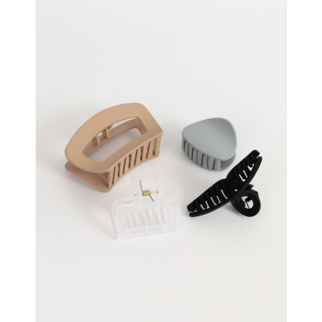 Broches Sets Set por 4 Combinacion Multicolor