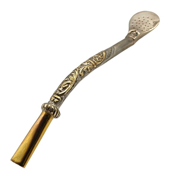BOMBILLA MELO PLATA Y ORO 11 bmpo11po