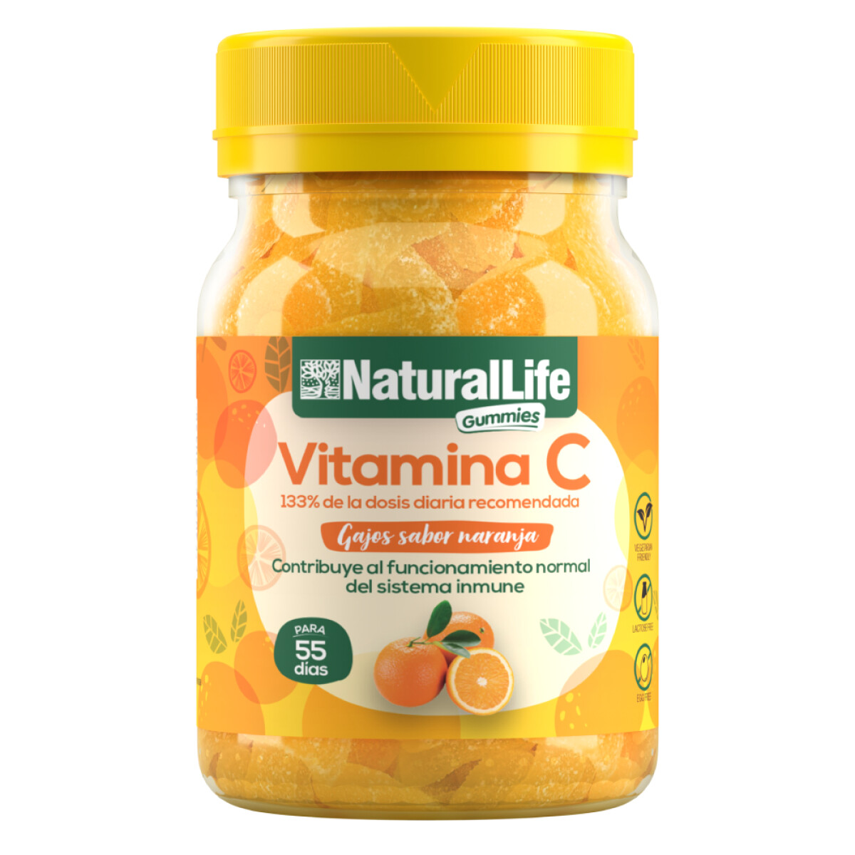 Vitamina C Natural Life Gummies 55 Unidades 