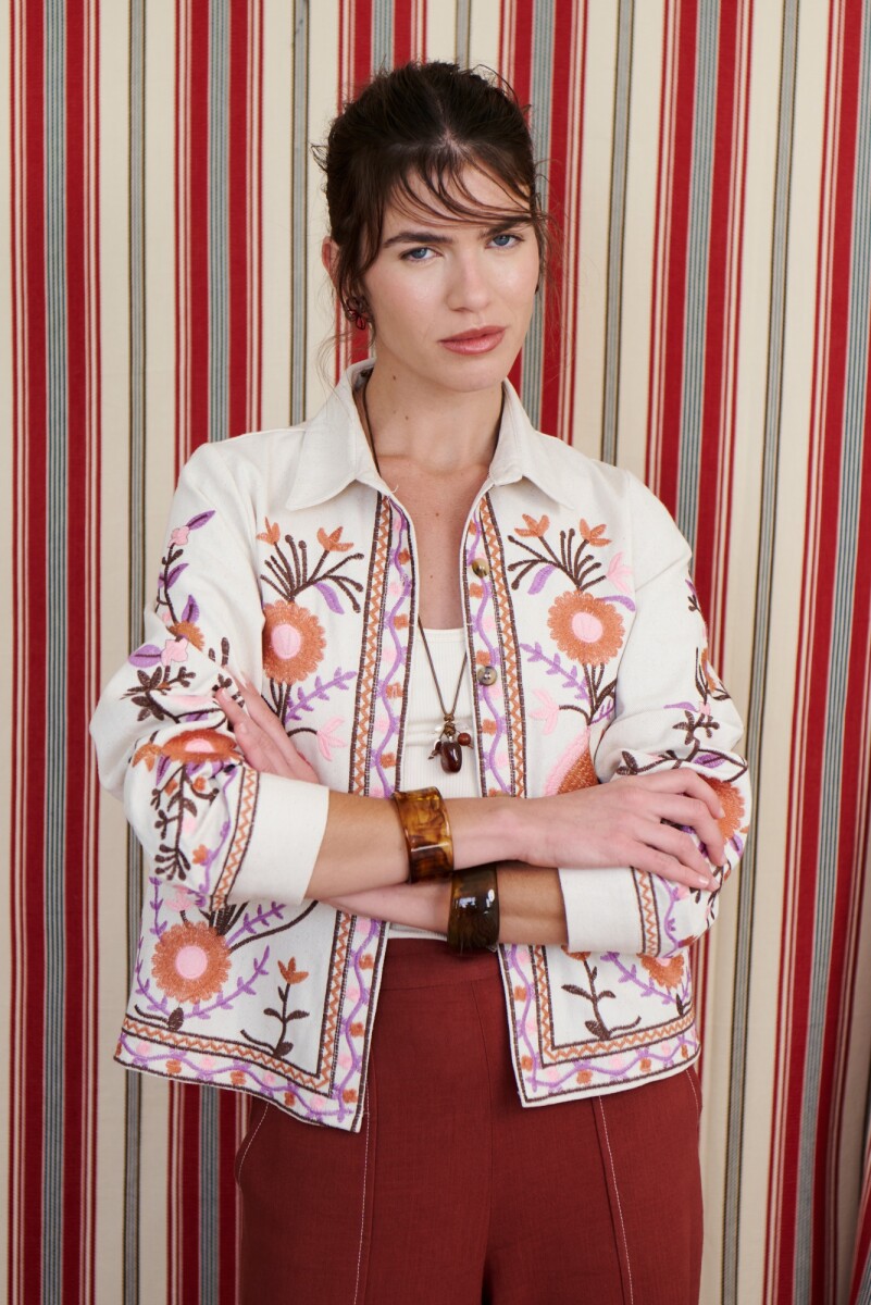 CHAQUETA MARGA - BRICK 