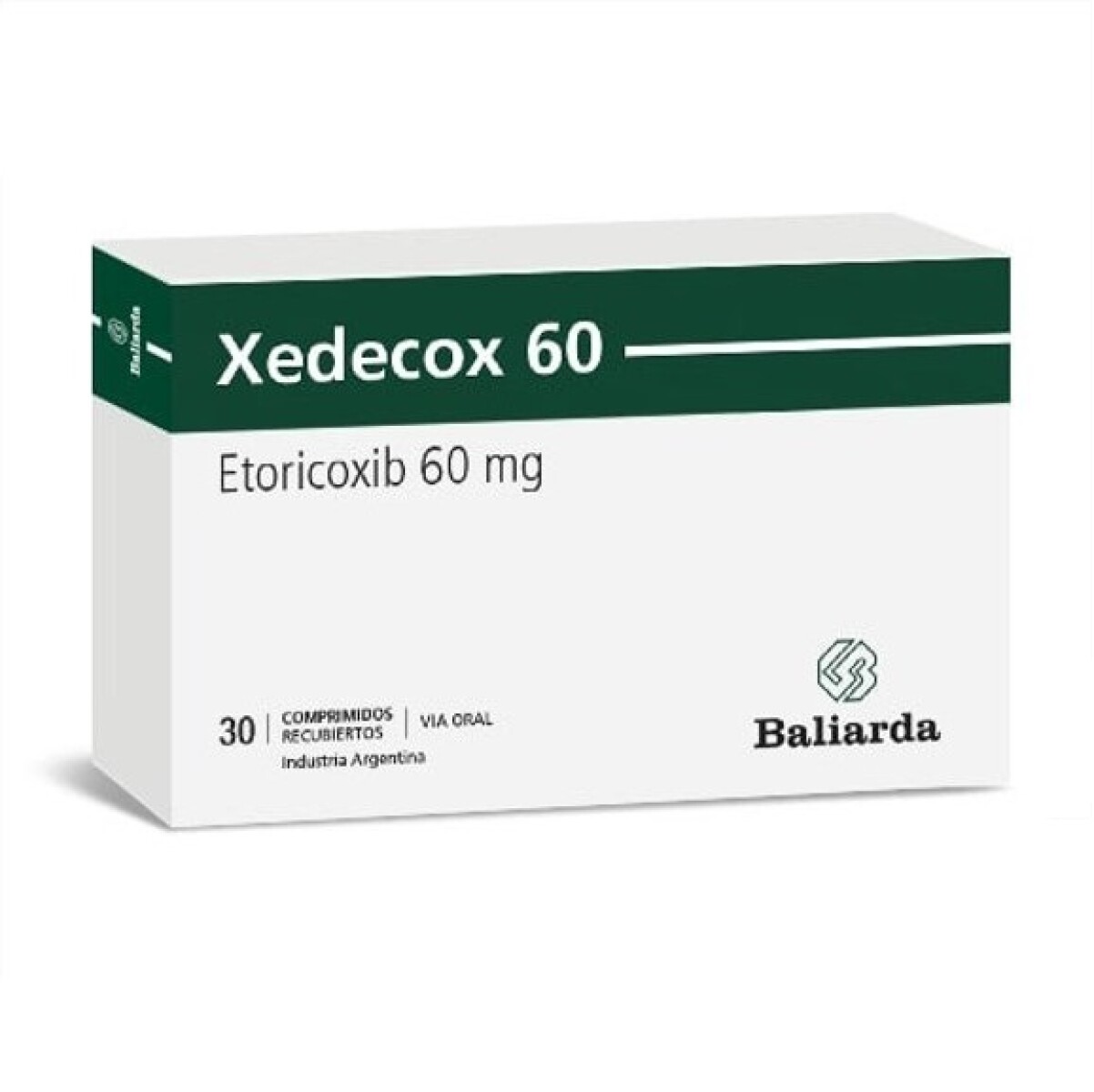 Xedecox 60 Mg. 30 Comp. 