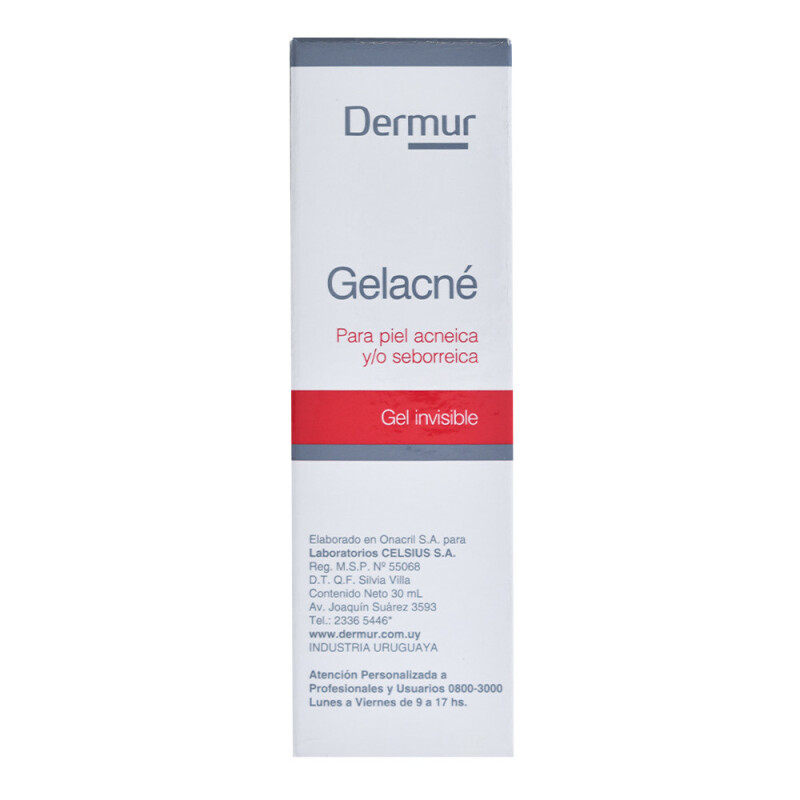 Gel Dermur Gelacné 30 ml Gel Dermur Gelacné 30 ml