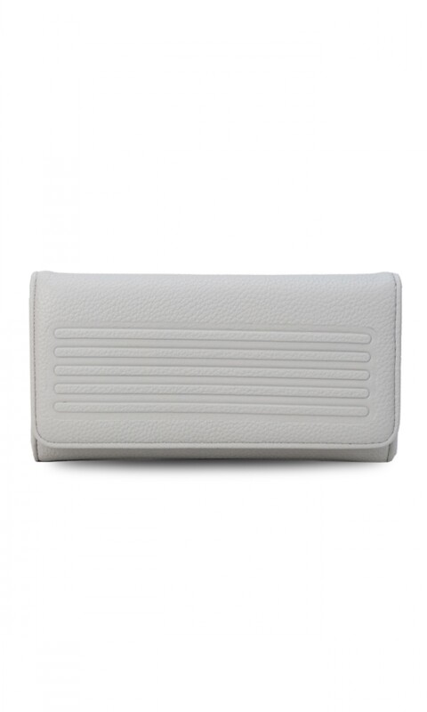 BILLETERA FAUSTINA GRIS ACERO