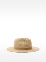 Sombrero Con Efecto Rafia camel