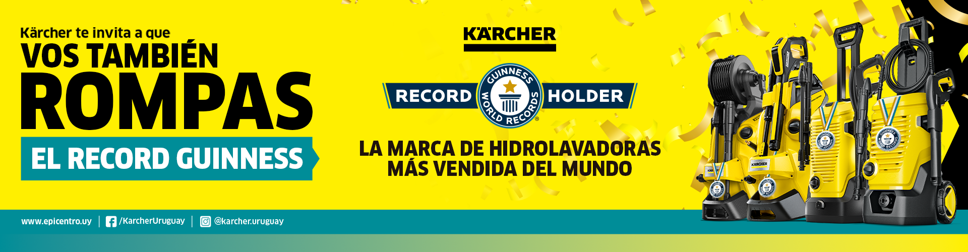 Record Guinness Karcher Hidrolavadoras