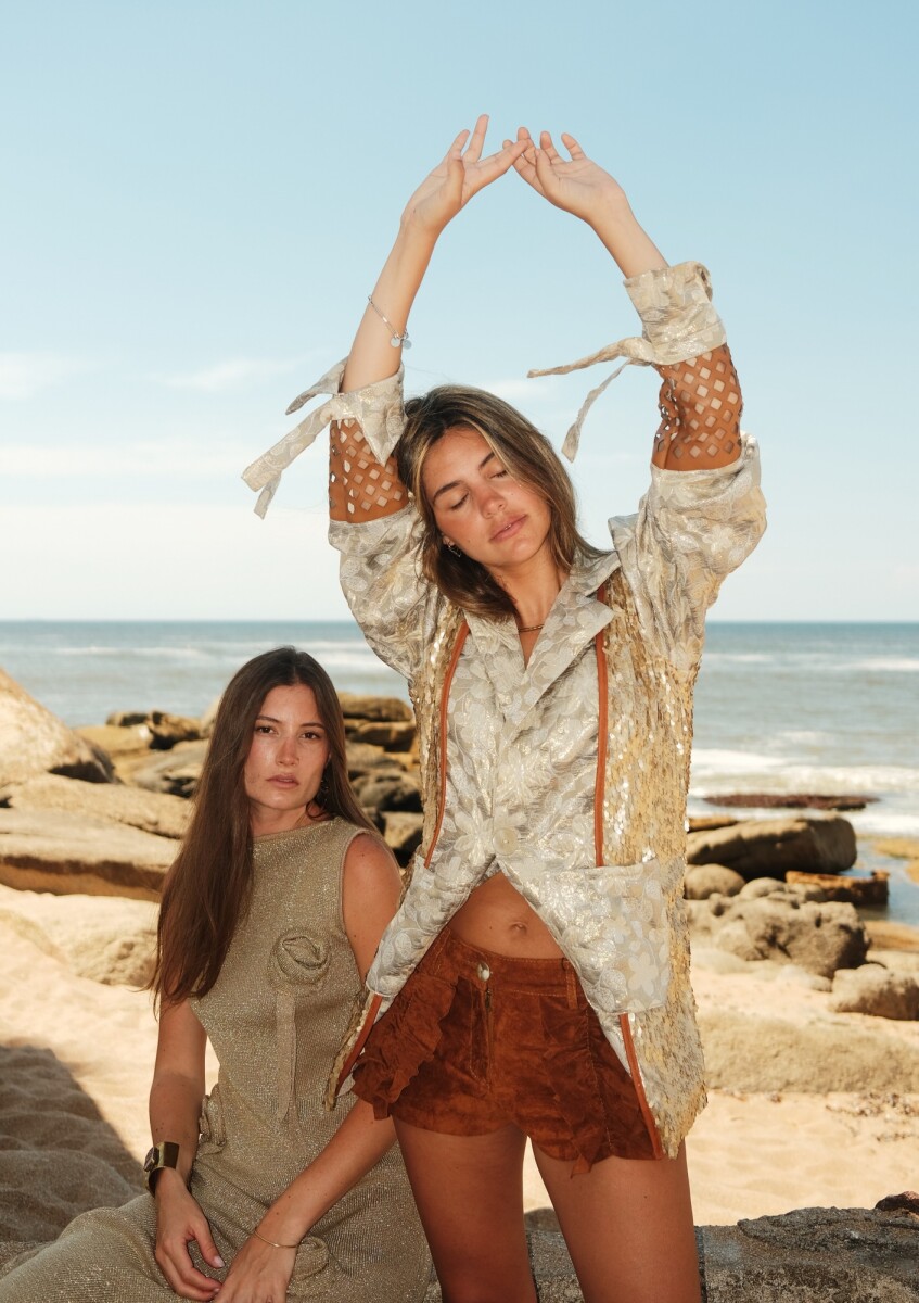 Disco Blazer - Champagne 