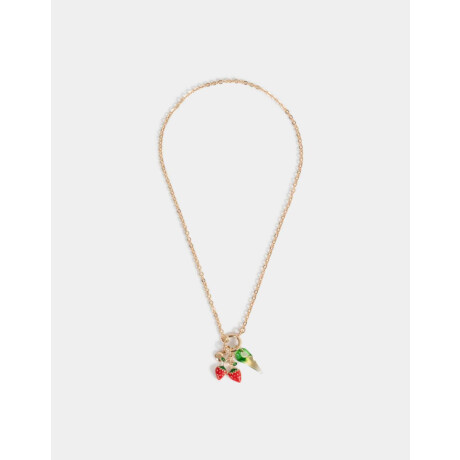 Collar Corto Multidijes Dorado