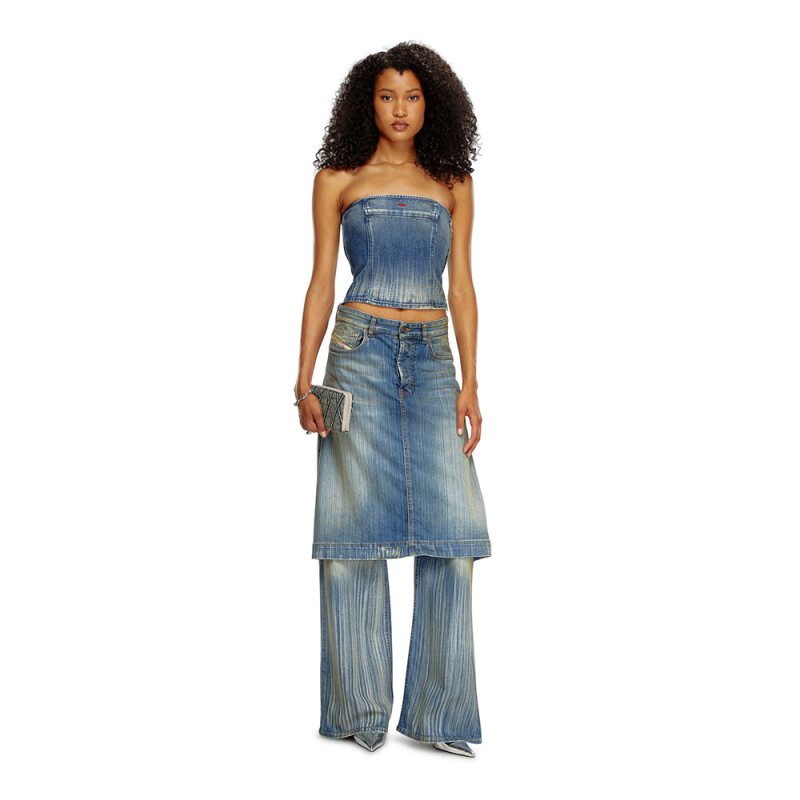 Top Para Mujer De-Ville Blue Marine