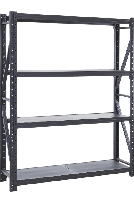 Estanteria Easy Negra 2.0 X 1.5 X 0.60 M (4 Estantes) Estanteria Easy Negra 2.0 X 1.5 X 0.60 M (4 Estantes)
