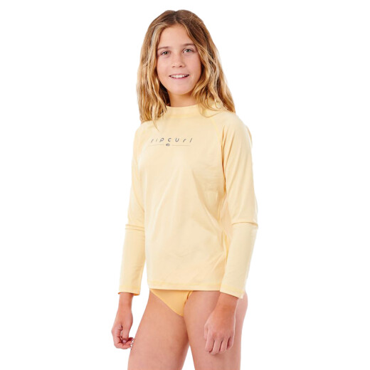 Lycra Rip Curl GIRLS GOLDEN RAYS UV - Amarillo Lycra Rip Curl GIRLS GOLDEN RAYS UV - Amarillo