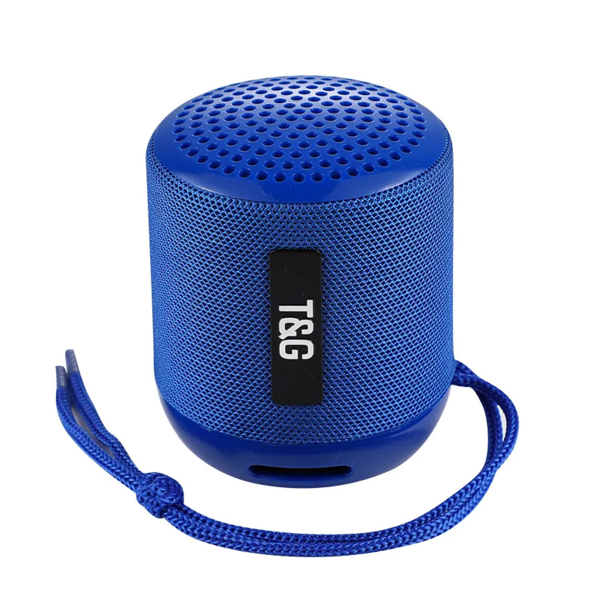 PARLANTE PORTÁTIL BLUETOOTH TG129 CILINDRO EXTRA BASS AZUL 