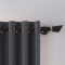 Barrote cortina de metal 1,50 m + 2 Soportes MARRON