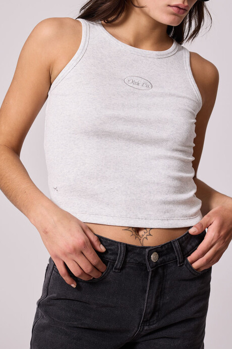 TOP LOREY DIXIE Gris Melange