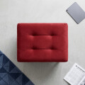 Juego De Living Sillón con puff Bordó