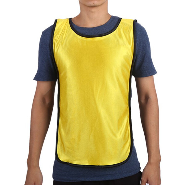 Chaleco Entrenamiento Deportes Futbol Adultos Unisex Fitness Variante Color Amarillo