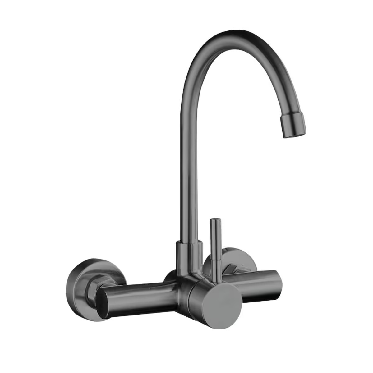 Grifería De Cocina Monocomando De Pared Celtic Grafito 