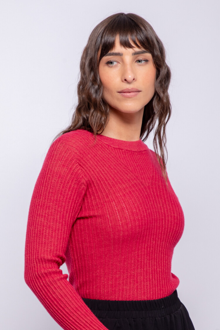 SWEATER MANU Rojo Granadina