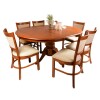 Juego Comedor 6 Sillas Oval Mesa Extensible Capella Juego Comedor 6 Sillas Oval Mesa Extensible Capella